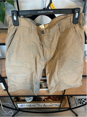 Men's Orton Brothers Khaki Cargo Shorts L
